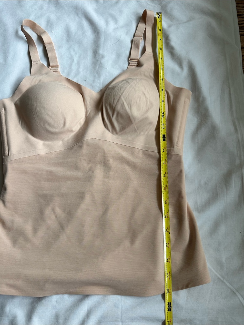 Honeylove Seamless Sculpting Lift Wear Pink Nude Shaping Tank Top Sz L - Picture 12 of 14